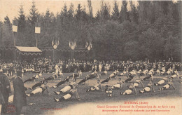 10-ESTISSAC- GRAND CONCOURS NATIONALE DE GYMNASTIQUE DU 10 AOUT 1913 MOUVEMENT D'ENSEMBLE - Autres & Non Classés