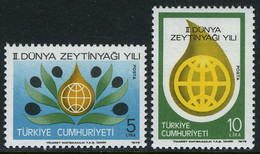 Türkiye 1979 Mi 2506-2507 MNH Olive Oil Year - Unused Stamps