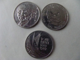 3 Pièces De Monnaie Française De 5 Francs Années 1989 - 1992 - 1994 - Autres & Non Classés