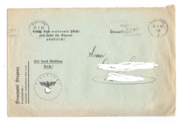 Brief 1940 2.Weltkrieg Finanzamt Stempel Mit Symbol 2:WK - Covers & Documents
