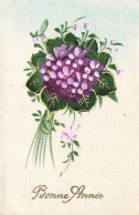 FETES - VOEUX - Nouvel An - Bonne Année - Une Fleur - Carte Postale Ancienne - Nouvel An