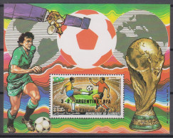 Soccer World Cup 1986 - SPACE  Football - DJIBOUTI - S/S Ovp MNH - 1986 – Messico