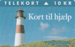 Denmark, KP 126Ba, Provinzial Insurance, Lighthouse, 2 Scans.   SN : 1459 - Danimarca