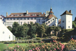 PEMBROKESHIRE, CALDEY ABBEY, ARCHITECTURE, GARDEN, WALES, UNITED KINGDOM, POSTCARD - Pembrokeshire