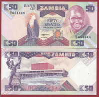 Zambie  --50 Kwacha 1980/1988 (Sign 7)---NEUF/UNC-- (100) - Zambie