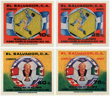 724049 HINGED EL SALVADOR 1981 COPA DEL MUNDO DE FUTBOL. ESPAÑA-82.-Eliminatorias. - Salvador