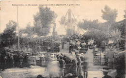 11-ARGELIERS- INAUGURATION DU MONUMENT COMMEMORATIF D'ARGELIERS 3 JUILLET 1921 - Andere & Zonder Classificatie