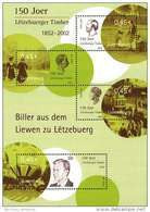 Luxembourg Feuillet 150 Joer Letzebuerger Timber 1852-2002  (4x0,45 Euro) - Blocs & Feuillets