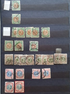 1891-1899, Emissie Hangend Haar, Zeer Uitgebreide Gestempelde Voorraad Tussen De 3 Cent En 2½ Gulden Met O.a. Nr. 41 (ca - Collections