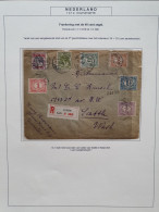 Cover 1919-1923, Diverse Opruimingsuitgiftes, Ruim 80 Poststukken W.b. Betere Ex. (o.a. 3x Met Nr. 105), Keurig Opgezet  - Collezioni