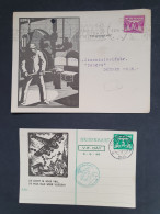 Cover 1870c- 1960c Post En Postwaardestukken W.b. Stempels, Mengfrankeringen, Particulier Bedrukt, Bestemmingen, 1 Crash - Collezioni