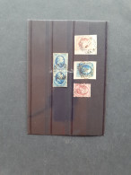 1864-1867, Emissie 1864, 5 Cent Blauw (3x W.b. Paartje) En 10 Cent Rood (2x) Alle Met Spoorwegstempels In Envelop - Collections