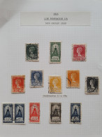 1923-1923, Jubileum 1923, Gebruikte Tandingcollectie W.b. Nr. 131 In Paar Op Albumbladen In Map - Sammlungen