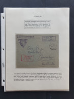 Cover 1941-1944 WWII, Stalag, 5 Letters From Different Camps Including IID (with Au Service Du Maréchal), All To The Net - Collections