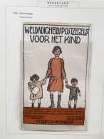 Reclame-affiches (kleinformaat) Emissie Voor Het Kind 1925 En 1926 In Map - Collections