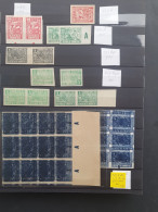 1945-1949 Stock */** And Used Including Some Varieties (double Inking) And Better Items (imperforate, DN 046-047, 52pd,  - Indonésie