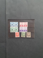 1950-1965c. Proofs In Pairs Including 7 Metal Printing Plates Showing Pairs (negative Images) In Envelope - Indonésie