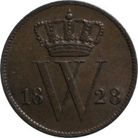 Willem I (1815-1840), 1 Cent 1828 U (Schulman 331) – UNC - Sonstige & Ohne Zuordnung