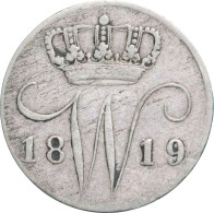 Willem I (1815-1840), 5 Cent 1819 U (Schulman 315) – Fr+ / Zeer Zeldzaam, Oplage 3000 Stuks - Andere & Zonder Classificatie