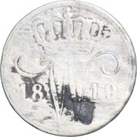 Willem I (1815-1840), 10 Cent 1819 U (Schulman 303) – ZG / Oplage 25.030 Stuks, Zeer Zeldzaam - Andere & Zonder Classificatie
