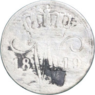 Willem I (1815-1840), 10 Cent 1819 U (Schulman 303) – ZG / Oplage 25.030 Stuks, Zeer Zeldzaam - Other & Unclassified