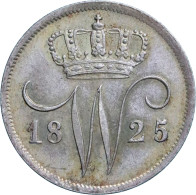 Willem I (1815-1840), 10 Cent 1825 U (Schulman 305) – UNC / Patina - Andere & Zonder Classificatie