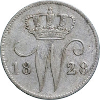 Willem I (1815-1840), 25 Cent 1828 B (Schulman 299) – Fr - Sonstige & Ohne Zuordnung