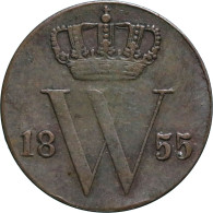 Willem III (1849-1890), 1/2 Cent 1855 (Schulman 708) – ZFr- - Altri & Non Classificati