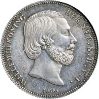 Willem III (1849-1890), 1/2 Gulden 1850 - Vz. Hoofd Naar Rechts / Kz. Gekroond Wapenschild (Schulman 622) – Proof / Wat  - Autres & Non Classés