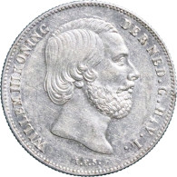 Willem III (1849-1890), 1/2 Gulden 1857 (Schulman 624) – UNC - Other & Unclassified