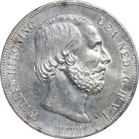 Willem III (1849-1890), 2 1/2 Gulden 1857 (Schulman 583) – UNC- - Other & Unclassified