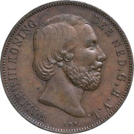 Willem III (1849-1890), Penning 1853 (Schulman 621b) - Pr - Bezoek Aan Rijksmunt - Otros & Sin Clasificación