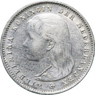 Wilhelmina (1890-1948), 25 Cent 1893 (Schulman 848) – Pr- - Autres & Non Classés