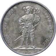 Switzerland Schützenthaler 5 Franken 1857, Bern, 25.04gr. (Dav. 378) – UNC- / With Patina  - Altri & Non Classificati