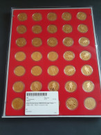 Dubbele Gouden Dukaten 1988-2006 (35 Stuks) – Goud 6.988gr. 0.983 – Proof In Capsules In Lade - Other & Unclassified
