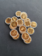 Gouden Dukaten 1986-2028 (24 Stuks) – Goud 3.494gr. 0.983 – Proof In Capsules In Doosje - Otros & Sin Clasificación