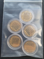 Gouden Dukaten 1972-1975 (5 Stuks) – Goud 3.494gr. 0.983 – Proof In Capsules In Doosje - Otros & Sin Clasificación