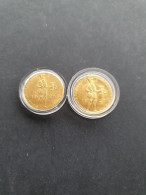 Gouden Dukaten (2 Stuks) - 1927 (Sch. 778) En 1928 (779) – Goud 3.494gr. 0.983 – Pr- In Capsules In Doosje - Other & Unclassified