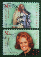 Legends-Opera Singers Music JOAN SUTHERLAND 2004 (Mi 2281-2282) Used Gebruikt Oblitere Australia Australien Australie - Usados