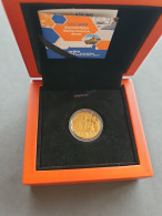 450 Jaar Koninklijke Nederlandse Munt Penning 2017 – Goud 3.394gr. 0.585 – Proof In Originele Doosje Met Certificaat In  - Otros & Sin Clasificación