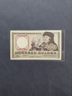 Bankbiljet 100 Gulden 1953 (Mevius 121-1) - Erasmus - ZFr+ - Other & Unclassified