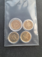 100 Euro 1996-1998 (4 Stuks) – Goud 3.49gr. 0.916– Proof In Capsules In Doosje - Altri & Non Classificati