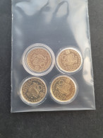 100 Euro 1996-1998 (4 Stuks) – Goud 3.49gr. 0.916– Proof In Capsules In Doosje - Other & Unclassified