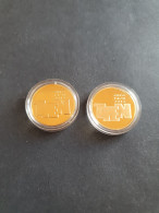 10 Euro 2012 (2 Stuks) - Beeldhouwkunst – Goud 6.72gr. 0.900 – Proof In Capsules In Doosje - Altri & Non Classificati