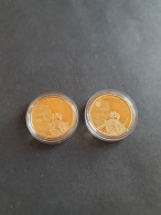 10 Euro 2016 (2 Stuks) - Waddenzee – Goud 6.72gr. 0.900 – Proof In Capsules In Doosje - Altri & Non Classificati