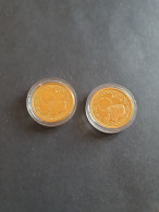 10 Euro 2017 (2 Stuks) - Stelling Van Amsterdam – Goud 6.72gr. 0.900 – Proof In Capsules In Doosje - Altri & Non Classificati