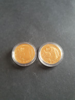 10 Euro 2018 (2 Stuks) - Wageningen Universiteit – Goud 6.72gr. 0.900 – Proof In Capsules In Doosje - Other & Unclassified