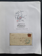 Cover 1854/1910 Specialised Collection With 16 Shipmail Covers Sent Via The Korsor-Kiel (Germany) Route With Different T - Altri & Non Classificati