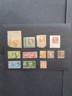 1945-1960, 7 Covers And 12 Single Stamps Used In Thorshavn In Folder - Isole Faroer