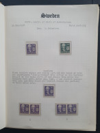 1938-1957, Collection Se-tenants From Booklets */** With Better Material, Nicely Arranged In Small Album - Other & Unclassified